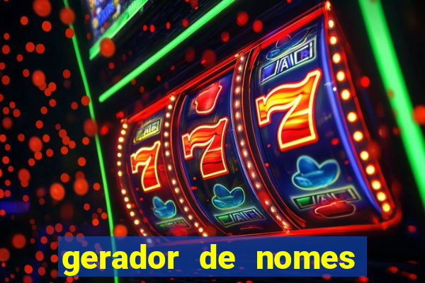 gerador de nomes para jogos